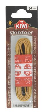 Kiwi Leather Shoe Laces, Brown