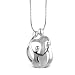 Loving Family (R) Large Sterling Silver 2Parent/2Child Pendant