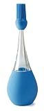 iSi Basics Silicone Standing Baster with Brush, Mediterranean Blue