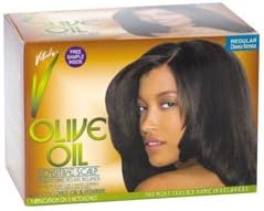 Vitale Olive Oil Sensitive Scalp No Lye Relaxer Kit REGULAR