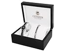 Citizen Women's EW9870-64E Eco-Drive Normandie Black Resin Watchand Bracelet Set