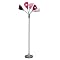 5-Head Floor Lamp - Silver/ Pinks