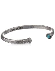 Lucky Brand Silver Cuff Bracelet, 1"