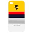Skullcandy Stripe iPhone 4 Clip-On Hard Case - Yellow