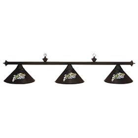 Navy Midshipmen 3pc BLACK METAL SHADE POOL TABLE LIGHT LAMP