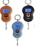 デジタル量り 吊り下げ量り デジタルスケール 荷物 スーツケース 自転車 カラー：オレンジ