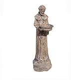 Review CBK 51903 / St. Francis Design Bird Bath with Rust Bronze Finish From CBK Home Garden Design