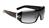 Spy Optic Haymaker Sunglasses - Black / Red Plaid w/ Black Fade Lens