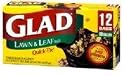 Glad Quick-Tie Lawn & Leaf Trash Bags, 39 Gallon, 12-Count (Pack of 6)