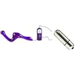 Doc Johnson The Wave Purple G-Spot and Clitoral Stimulator Waterproof Multi-Speed Adult Sex Toy Kit