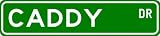 CADDY Street Sign ~ Personalized Family Lastname Sign ~ Gameroom, Basement, Garage Sign **