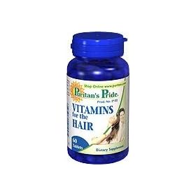 Puritan's Pride VITAMINS for the HAIR 60 Tablets