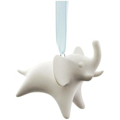 Jonathan Adler White Christmas Tree Hanging Ornament Elephant