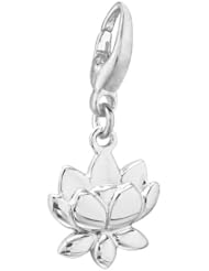 Sterling Silver LOTUS FLOWER Charm