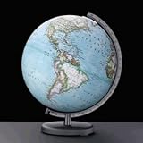 The Early Explorer - 10 1/2 diameter, Non-Illuminated, Blue Ocean, Black Base