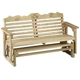 Beecham Swing Co. Wildlife Series 5ft. Treated Porch Glider