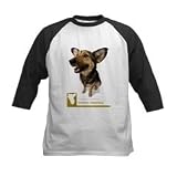 German Shepherd Kids Baseball Jersey