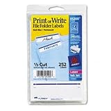 File Folder Labels- Blue(3 Packs)