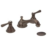 Moen T6105ORB Kingsley Two-Handle Low Arc Bathroom Faucet without Valve, Oil Rubbed Bronze