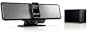 Philips DC912/37 Shelf Bar 100-Watt Audio System with Wireless Subwoofer for iPod (Black/Silver)