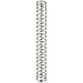 Stainless Steel 316 Compression Spring, 0.12" OD x 0.016" Wire Size x 1" Free Length (Pack of 5)