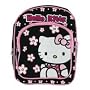 Sanrio Hello Kitty Backpack - Mini Size - Black with Hello Kitty Fuzzy Character Patch