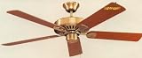 52' Ellington Fans Ellington Premier Classic Traditional Ceiling Fan Antique Brass Finish