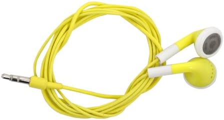 Neon Yellow Stereo Earphones Mp3, Ipod etc