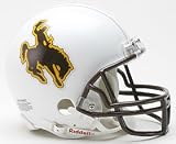 Wyoming Cowboys Replica Mini Helmet w/ Z2B Mask