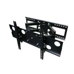 Mount-It! Plasma LCD Flat Screen TV Articulating Full Motion Dual Arm Wall Mount Bracket For 32-65