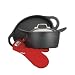 All-Clad Cast Aluminum 5-1/2-Quart Dutch Oven with Two Oven Mitts