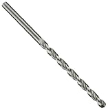Cleveland 2075 Cobalt Steel Jobbers' Length Drill Bit, Gold Oxide Finish, Round Shank, 135 Degree Notch Point, Wire Size #20 (Pack of 10)
