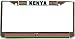 Kenya Kenyanese Flag Chrome License Plate Frame Holder