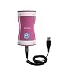 Electronics : Coiled Power Hot Sync and Charge USB Data Cable w/ Tip Exchange for the Sandisk Sansa Shaker - Gomadic Brand