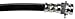 Dorman H621541 Rear Passenger Side Brake Hydraulic Hose Compatible with Select Chevrolet / GMC Models