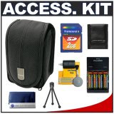 Click here to buy Canon PowerShot PSC-85 Deluxe Soft Carrying Case + 4 Batteries & Charger + 2GB Card + Tripod + Accessory Kit for A720 IS A710 IS A650 IS A640 A630 A590 IS A580 A570 IS A560 A470 Digital Cameras by Canon.