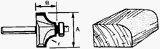 Freud 34-126 Quadra- Cut 1/2-Inch Radius Rounding Over Bit with 1/2-Inch Shank