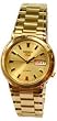 Seiko 5 #SNXE92K Men's Gold Tone Gold Dial Self Winding Automatic Watch