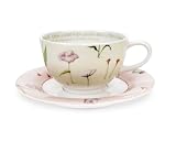 Portmeirion Laura Stoddard Up the Garden Path Teacup & Saucer 7 oz.