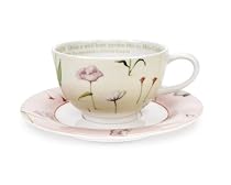 Portmeirion Laura Stoddard Up the Garden Path Teacup & Saucer 7 oz.