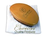 360 Gold Honey Oak Caesar brush/ Soft boar Bristle