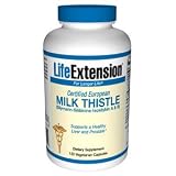 Life Extension Optimized Milk Thistle, (Silymarin-Silibinin-Isosilybin B), 100 Capsules