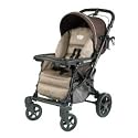 Peg Perego Uno Convertible Carriage to Stroller System in Moka