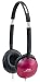 JVC HA-S150-R Retro Stylish Lightweight Headphones - Red