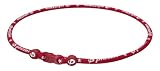 Phi-ten Titanium Necklace Star Star Necklace, Maroon, 18 and #34