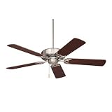 52 Northwind Ceiling Fan in Brushed Steel with Reversible Blades