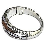 Girlfriend Gifts - Womens Cuff Bracelet Sterling Silver Jewelry 2.3 " (brclt178)