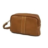 Cosmetic Bag in Saddle