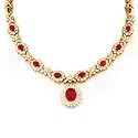 14K Ruby & Diamond "Dynasty" Necklace