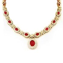 14K Ruby & Diamond "Dynasty" Necklace